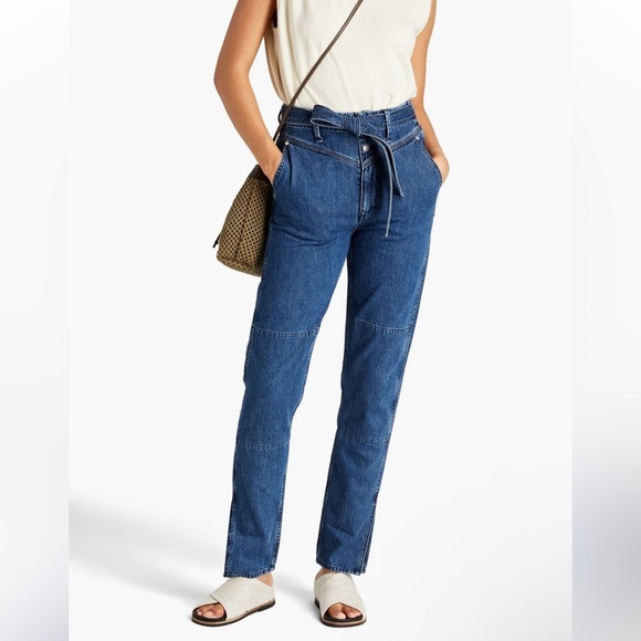 RAG & BONE Mia High-Rise Tapered Jeans - Size 24 - Picture 1 of 9